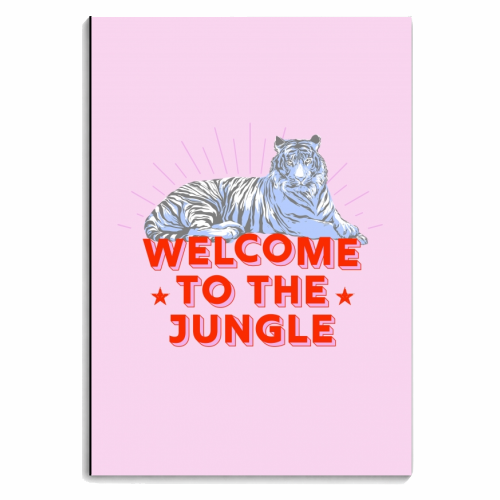 WELCOME TO THE JUNGLE - personalised A4, A5, A6 notebook by Ania Wieclaw