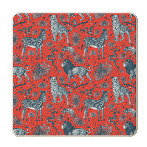 Welcome To The Jungle - personalised beer coaster by Wallace Elizabeth