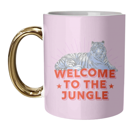 WELCOME TO THE JUNGLE - unique mug by Ania Wieclaw
