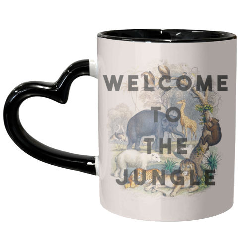 Welcome To The Jungle - unique mug by The 13 Prints