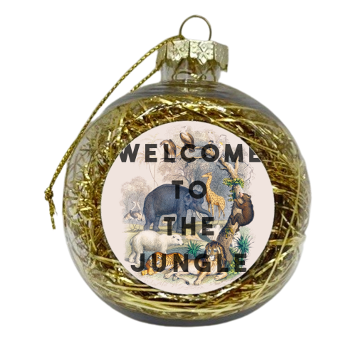 Welcome To The Jungle - xmas bauble by The 13 Prints
