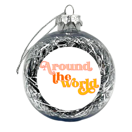 Well Traveled - xmas bauble by Dominique Benedict