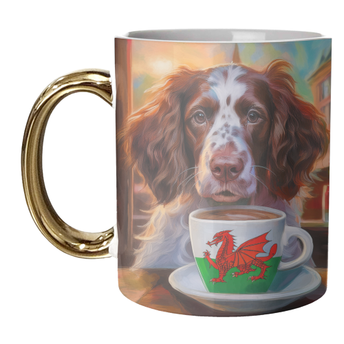 Welsh Springer Spaniel - unique mug by AP