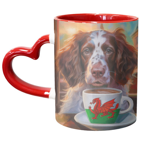 Welsh Springer Spaniel - unique mug by AP