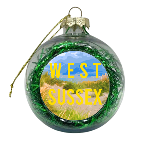 WEST SUSSEX - WEST WHITTERING - xmas bauble by AP