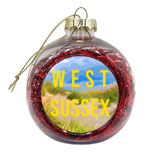 WEST SUSSEX - WEST WHITTERING - xmas bauble by AP