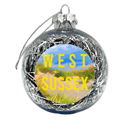 WEST SUSSEX - WEST WHITTERING - xmas bauble by AP
