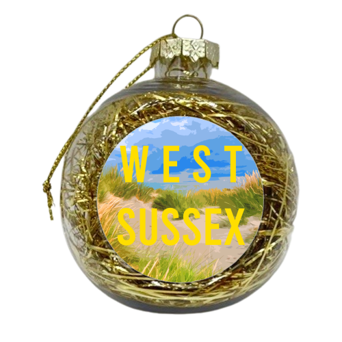 WEST SUSSEX - WEST WHITTERING - xmas bauble by AP