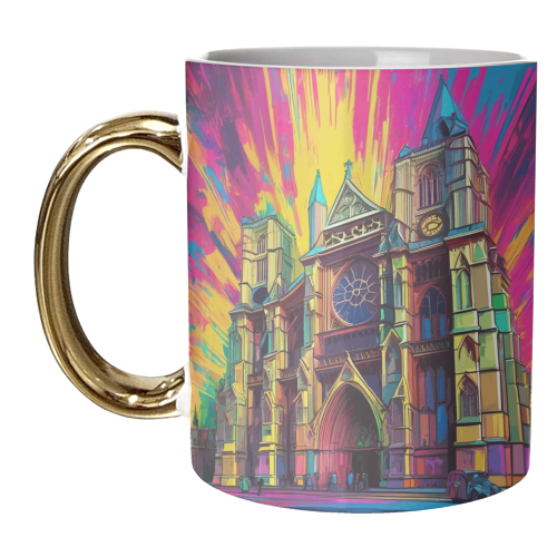 Westminster Abbey - unique mug by AP