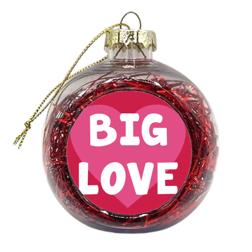 Big Love - xmas bauble by Card and Cake