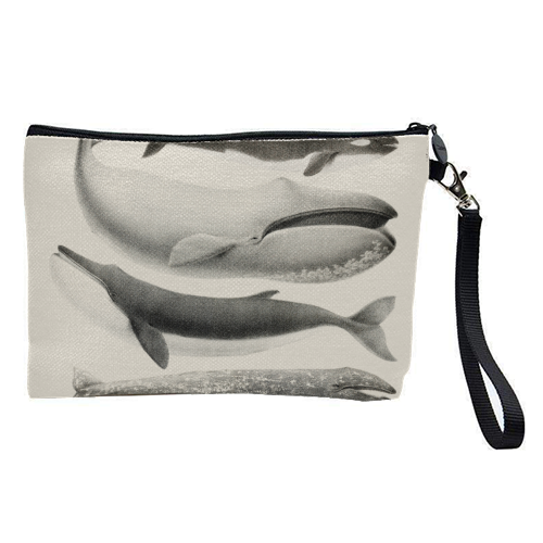 Whales Collection - pretty makeup bag by Gal Design