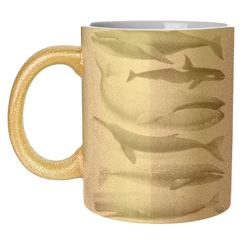 Whales Collection - unique mug by Gal Design
