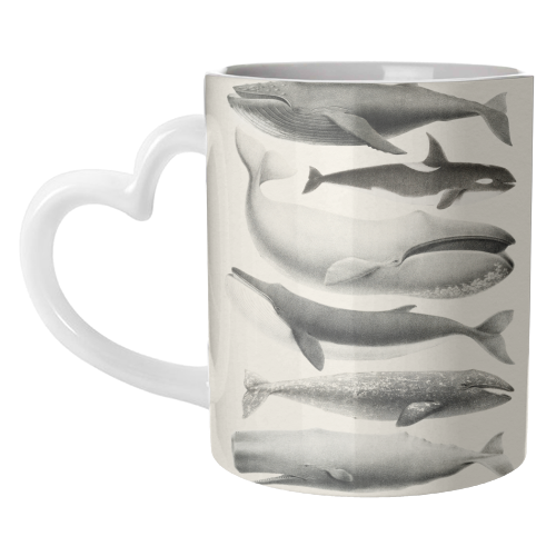 Whales Collection - unique mug by Gal Design