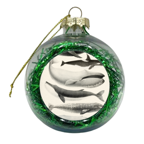 Whales Collection - xmas bauble by Gal Design