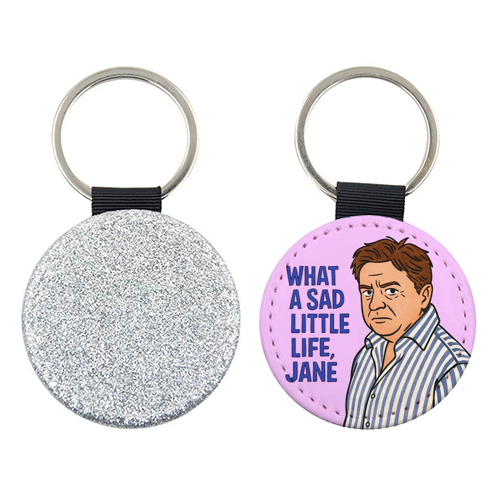What a sad little life Jane - keyring by Ms Doodle