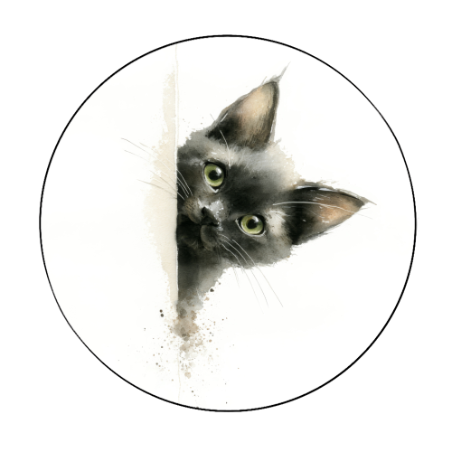 What - Circle Sticker by DejaReve