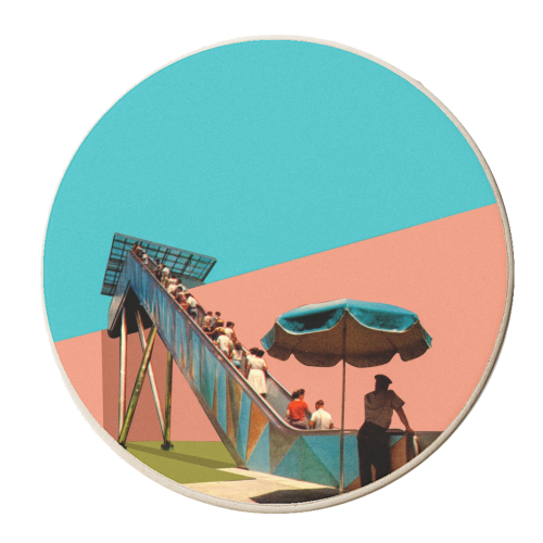 What Is On The Other Side? - personalised beer coaster by taudalpoi