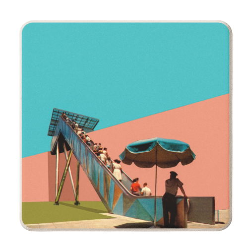 What Is On The Other Side? - personalised beer coaster by taudalpoi