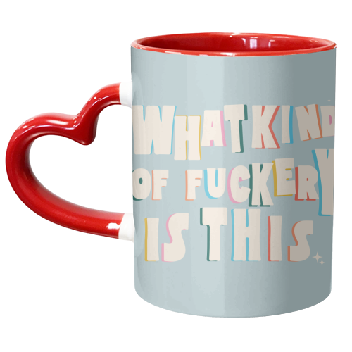 What kind of F**kery is this - unique mug by The Yellow Box