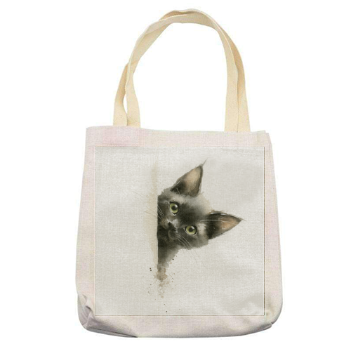 What - printed canvas tote bag by DejaReve