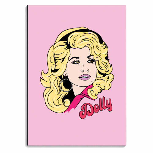 What would Dolly do? - personalised A4, A5, A6 notebook by Bite Your Granny