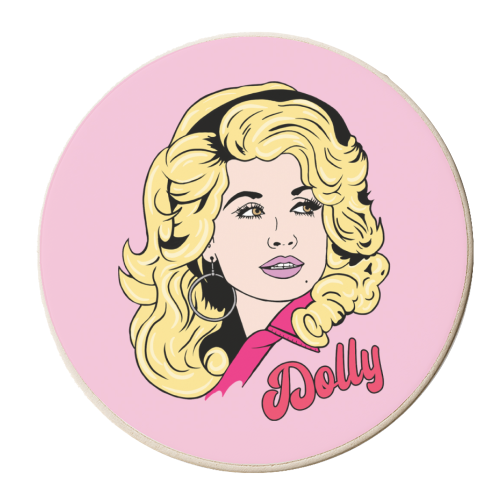 What would Dolly do? - personalised beer coaster by Bite Your Granny