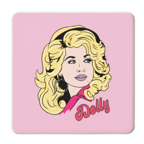 What would Dolly do? - personalised beer coaster by Bite Your Granny