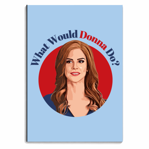 What would Donna Do? - personalised A4, A5, A6 notebook by DOLLY WOLFE