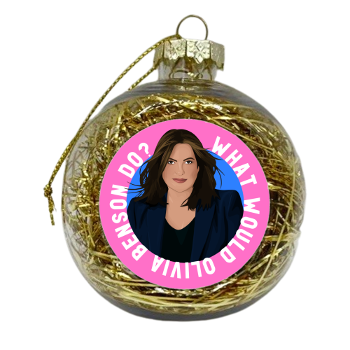 What would Olivia Benson do? - xmas bauble by Pink and Pip