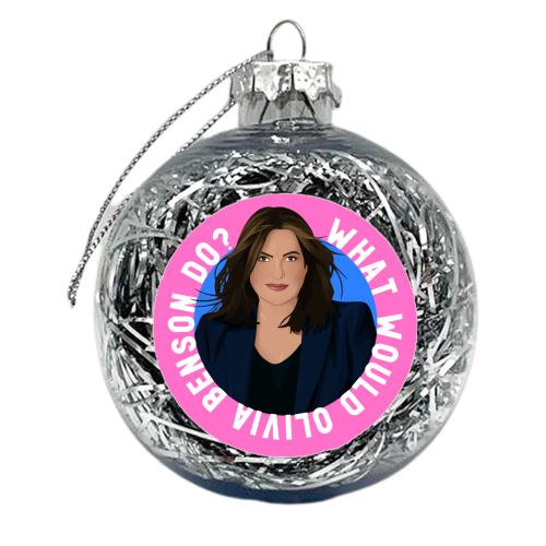 What would Olivia Benson do? - xmas bauble by Pink and Pip