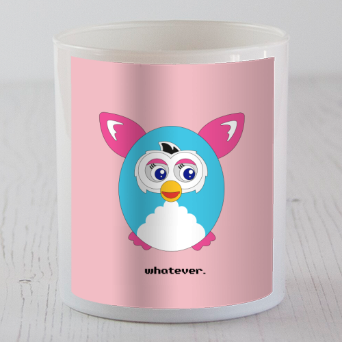 Whatever Furby - scented candle by Lucy Elliott