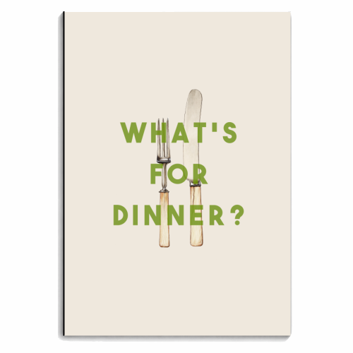 What's For Dinner? - personalised A4, A5, A6 notebook by The 13 Prints
