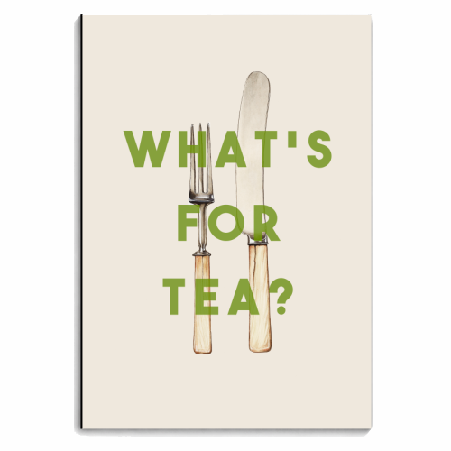 What's For Tea? - personalised A4, A5, A6 notebook by The 13 Prints