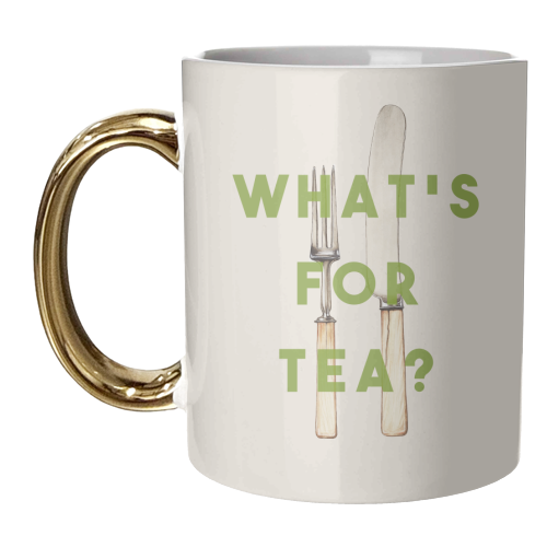 What's For Tea? - unique mug by The 13 Prints