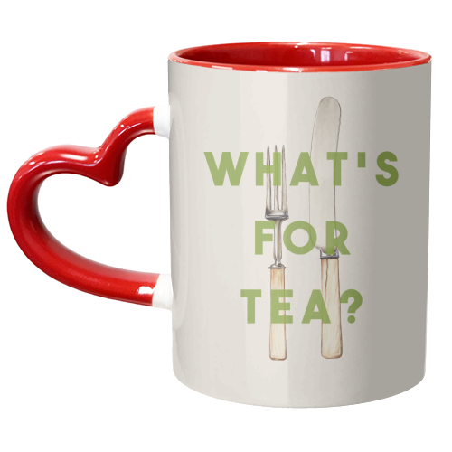 What's For Tea? - unique mug by The 13 Prints