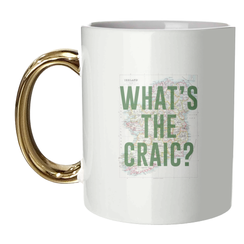 What's The Craic? - unique mug by The 13 Prints