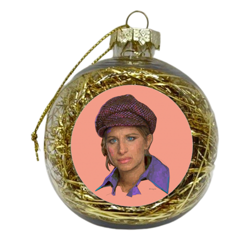 What's Up Babs? - xmas bauble by Beverley Rae