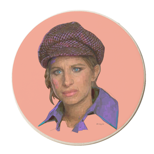 What's Up Babs? - personalised beer coaster by Beverley Rae