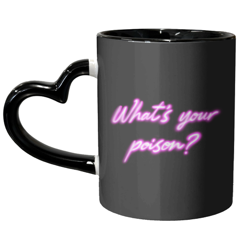 What's your poison? - unique mug by Hollie Mills