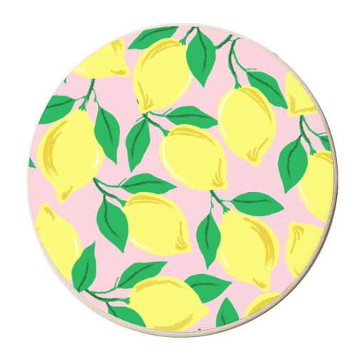 WHEN LIFE GIVES YOU LEMONS - personalised beer coaster by PEARL & CLOVER