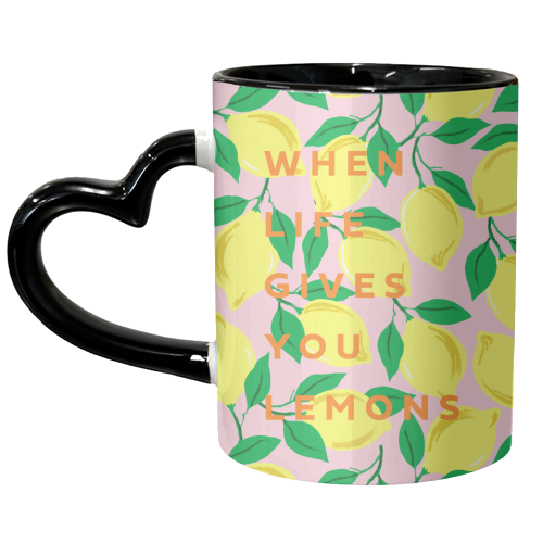 WHEN LIFE GIVES YOU LEMONS - unique mug by PEARL & CLOVER