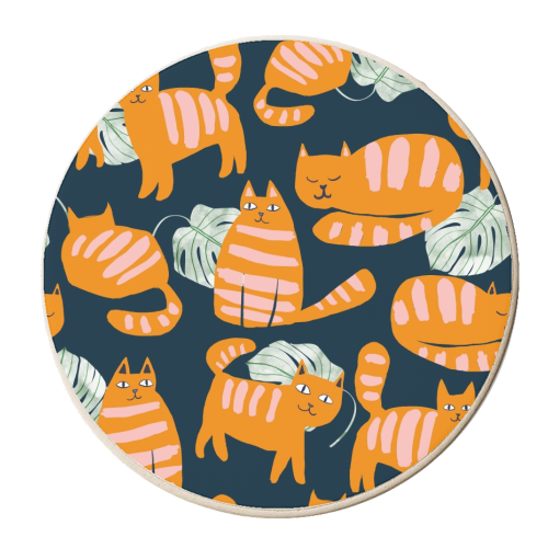 Whimsicat - personalised beer coaster by Uma Prabhakar Gokhale