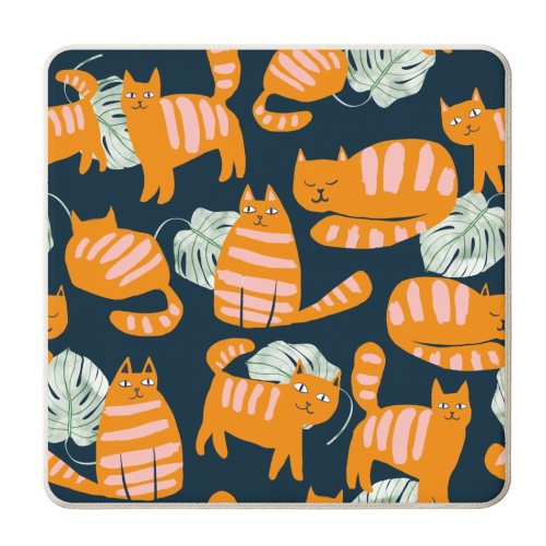 Whimsicat - personalised beer coaster by Uma Prabhakar Gokhale