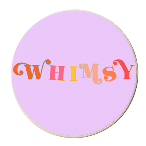 Whimsy - personalised beer coaster by Dominique Benedict