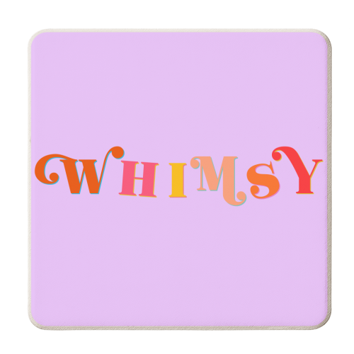 Whimsy - personalised beer coaster by Dominique Benedict