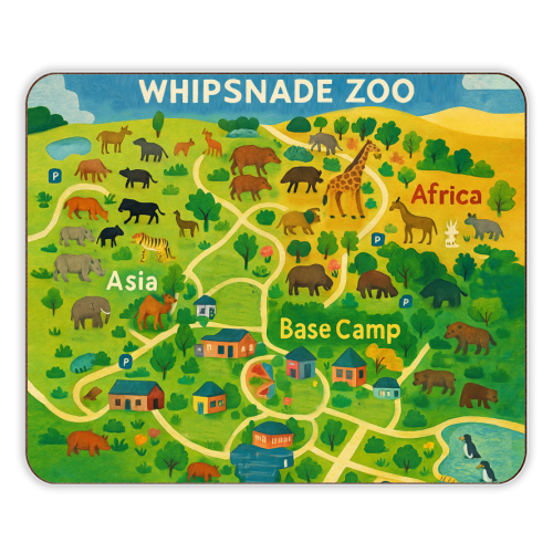 Whipsnade Zoo - designer placemat by Lilly Rose