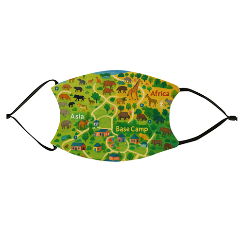 Whipsnade Zoo - face cover mask by Lilly Rose