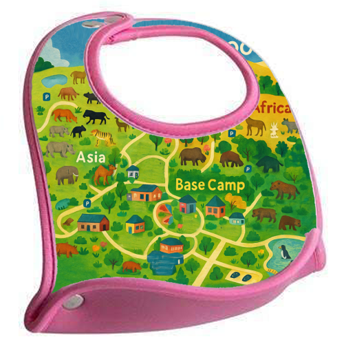 Whipsnade Zoo - feeding bib by Lilly Rose