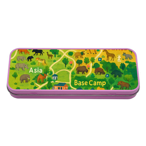 Whipsnade Zoo - tin pencil case by Lilly Rose