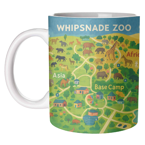 Whipsnade Zoo - unique mug by Lilly Rose